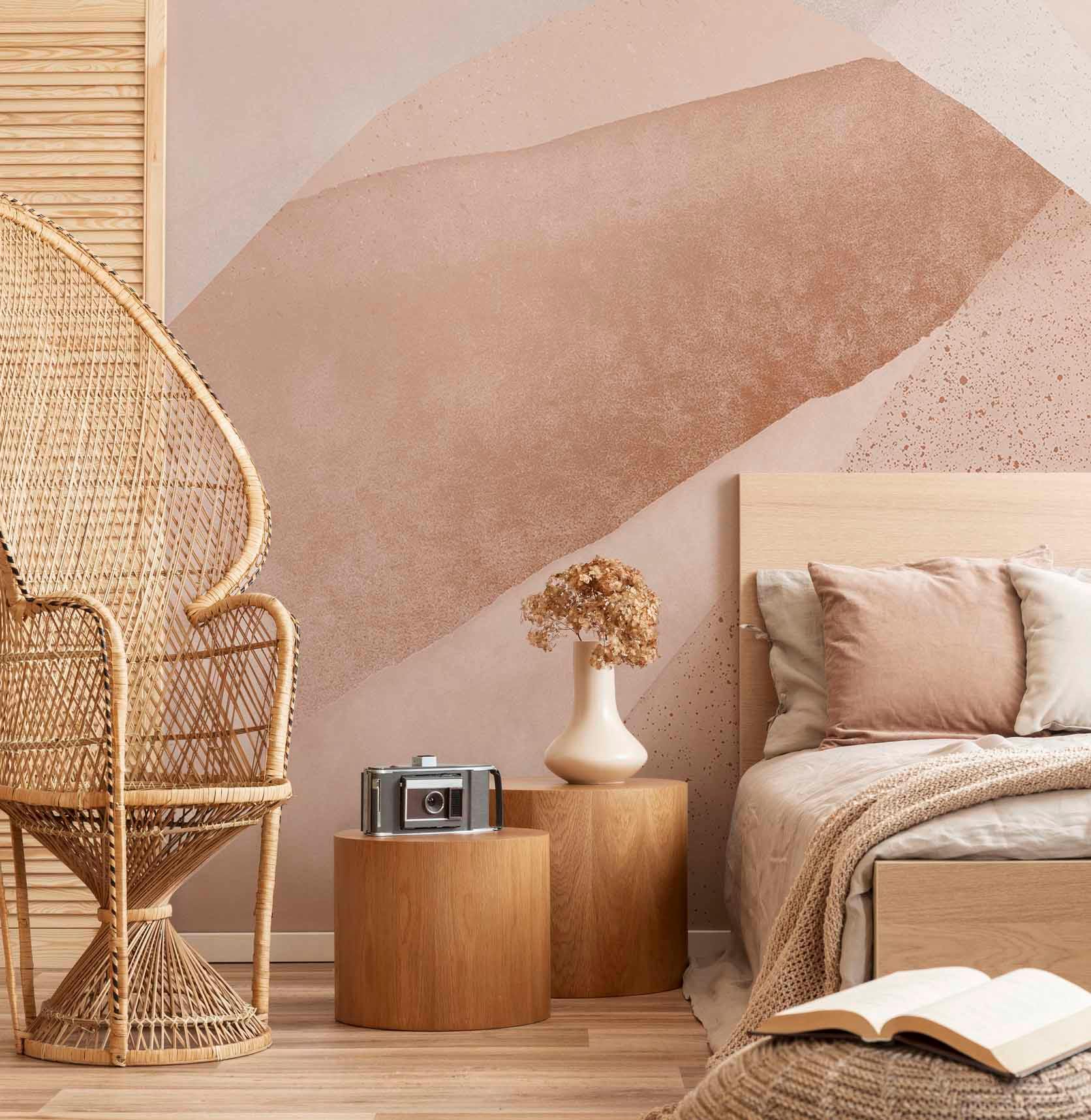 Creme Abstract 5 Wall Mural-Wall Mural-Eazywallz