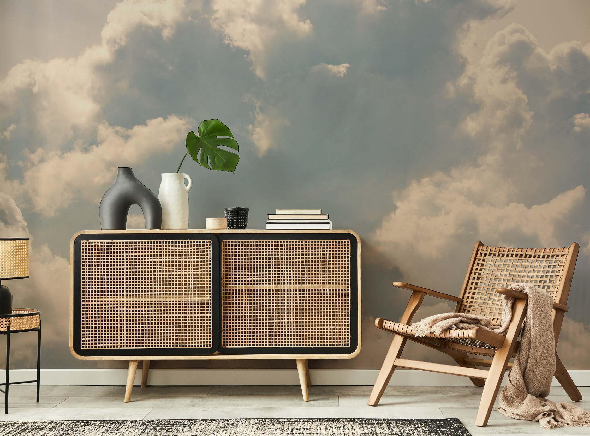 Cumulus Clouds Close up Wall Mural-Wall Mural-Eazywallz