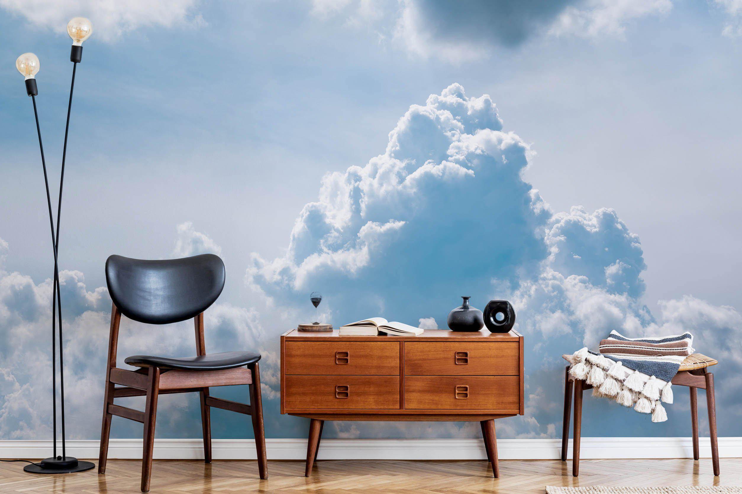 Cumulus Clouds Wall Mural-Wall Mural-Eazywallz