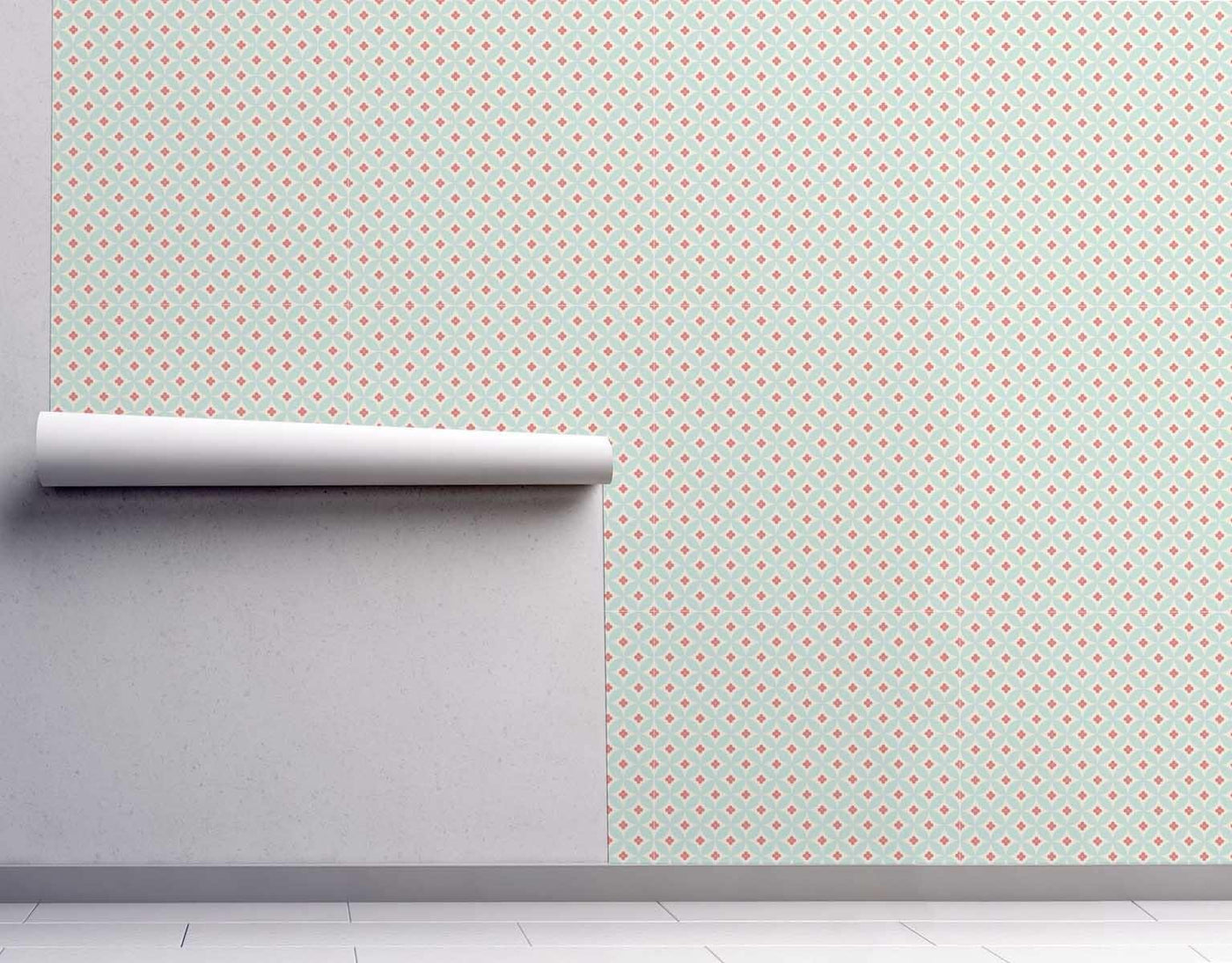 Daisies Wallpaper #073-Repeat Pattern Wallpaper-Eazywallz