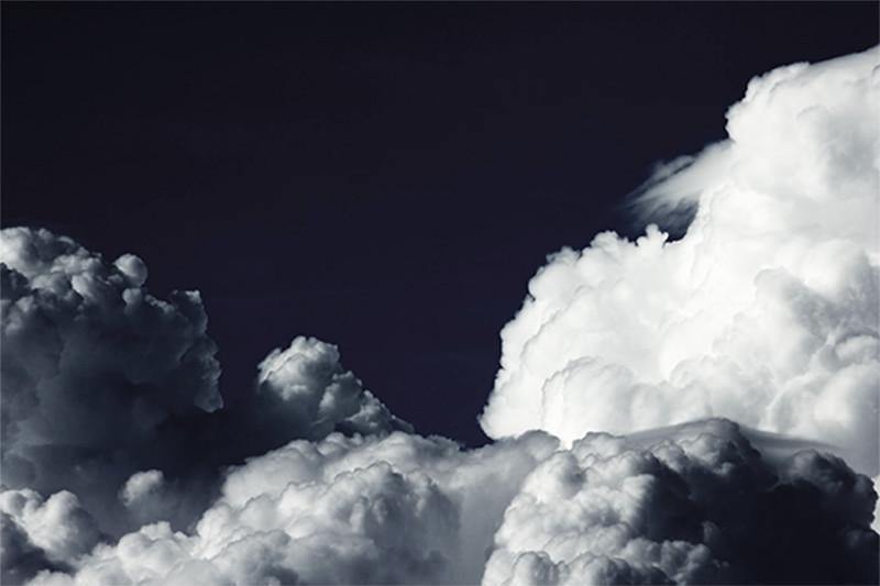 Dark Clouds Wall Mural-Wall Mural-Eazywallz