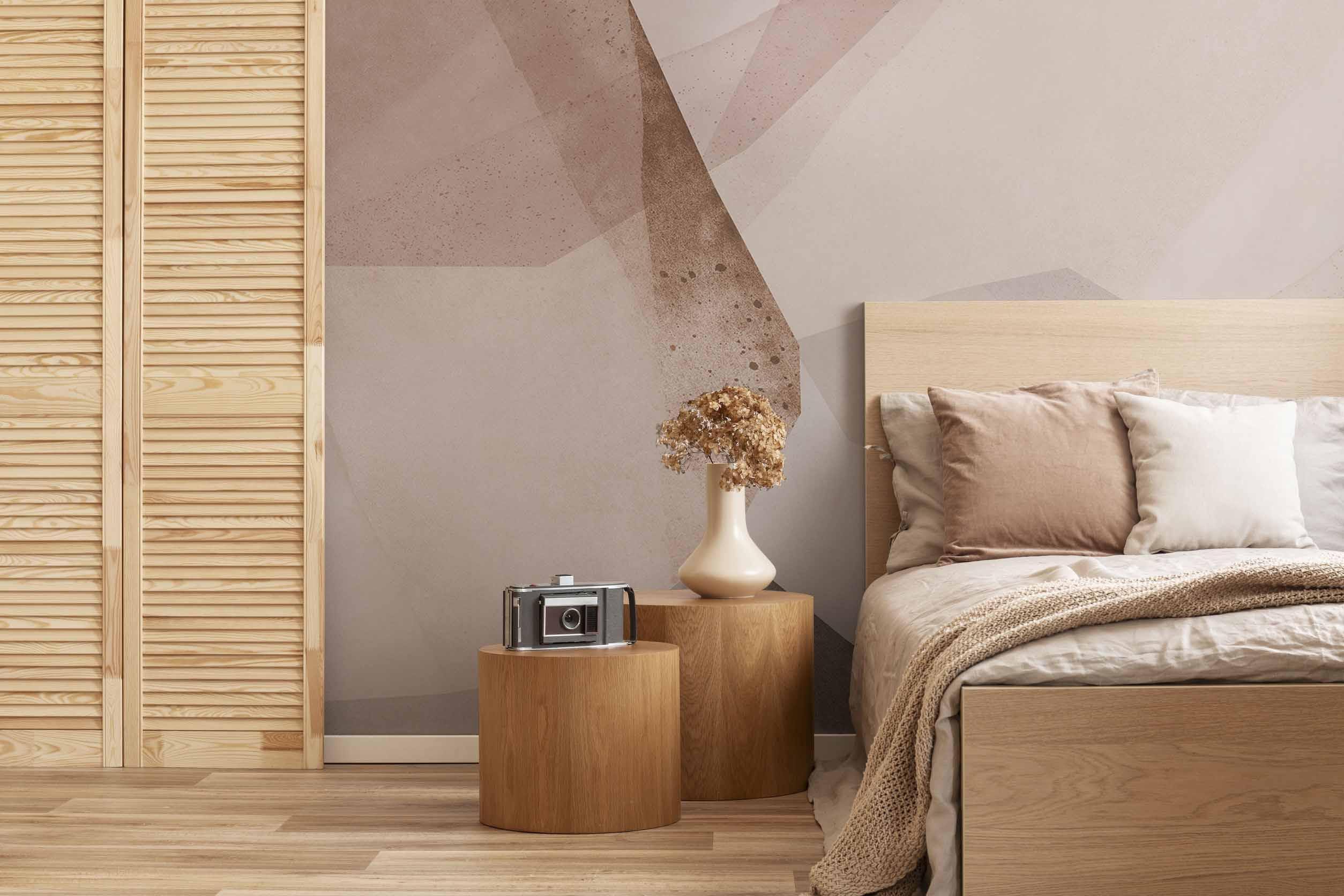 Dark Creme Abstract Wall Mural-Wall Mural-Eazywallz