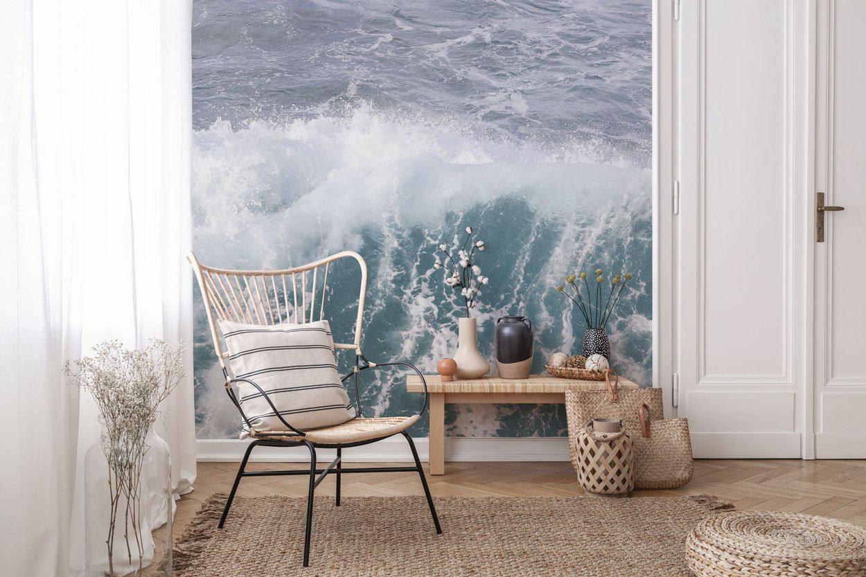 Deep Crashing Waves Wall Mural-Wall Mural-Eazywallz