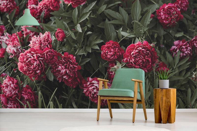 Deep Floral Heaven Mural Wallpaper-Wall Mural-Eazywallz