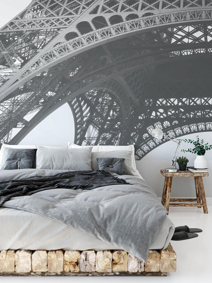 Detailed Eiffel Tower View Wall Mural-Wall Mural-Eazywallz