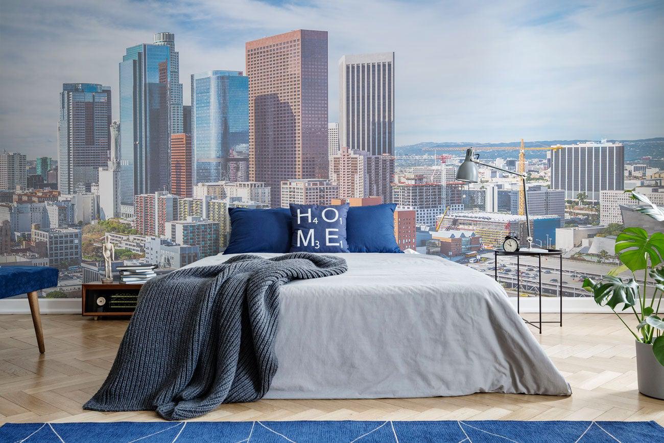 Downtown Los Angeles Cityscape Wall Mural-Wall Mural-Eazywallz