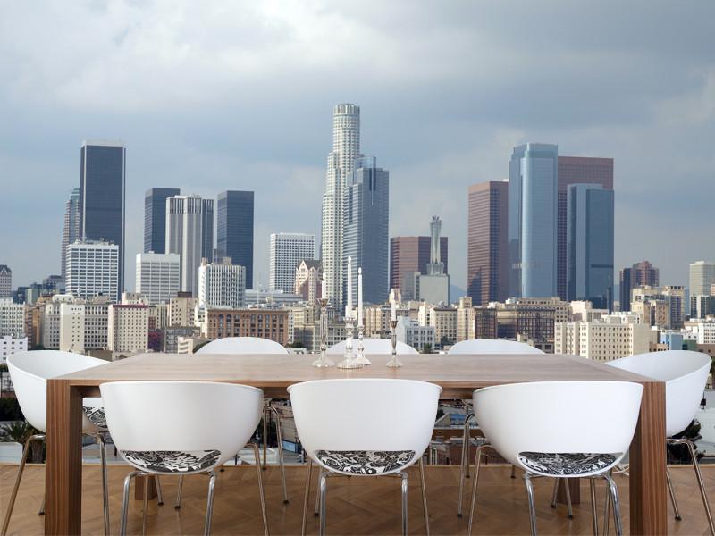 Downtown Los Angeles Wall Mural-Wall Mural-Eazywallz