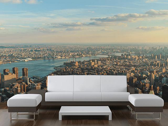Downtown Manhattan Wall Mural-Wall Mural-Eazywallz