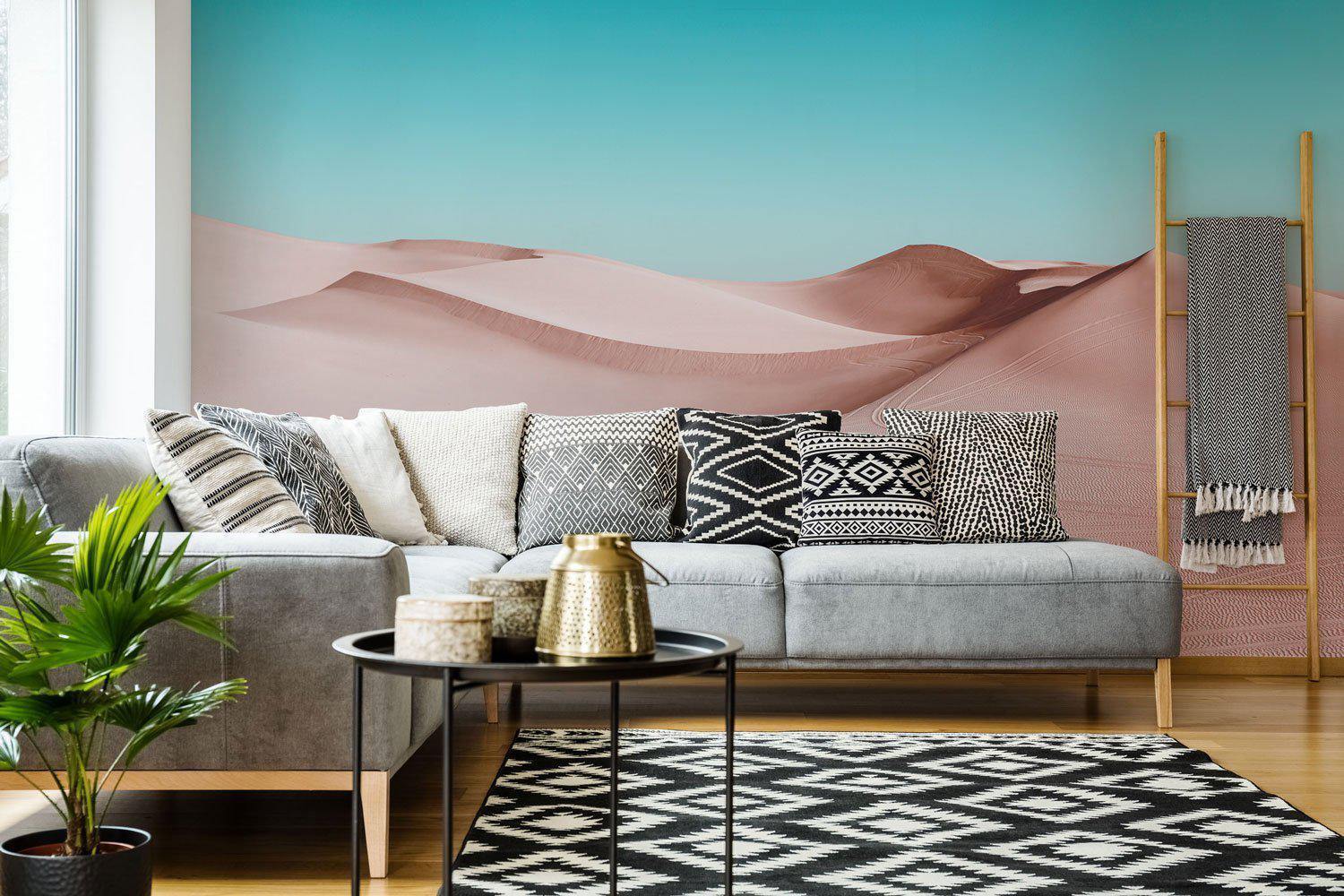 Dreamy Desert Landscape Wall Mural-Wall Mural-Eazywallz
