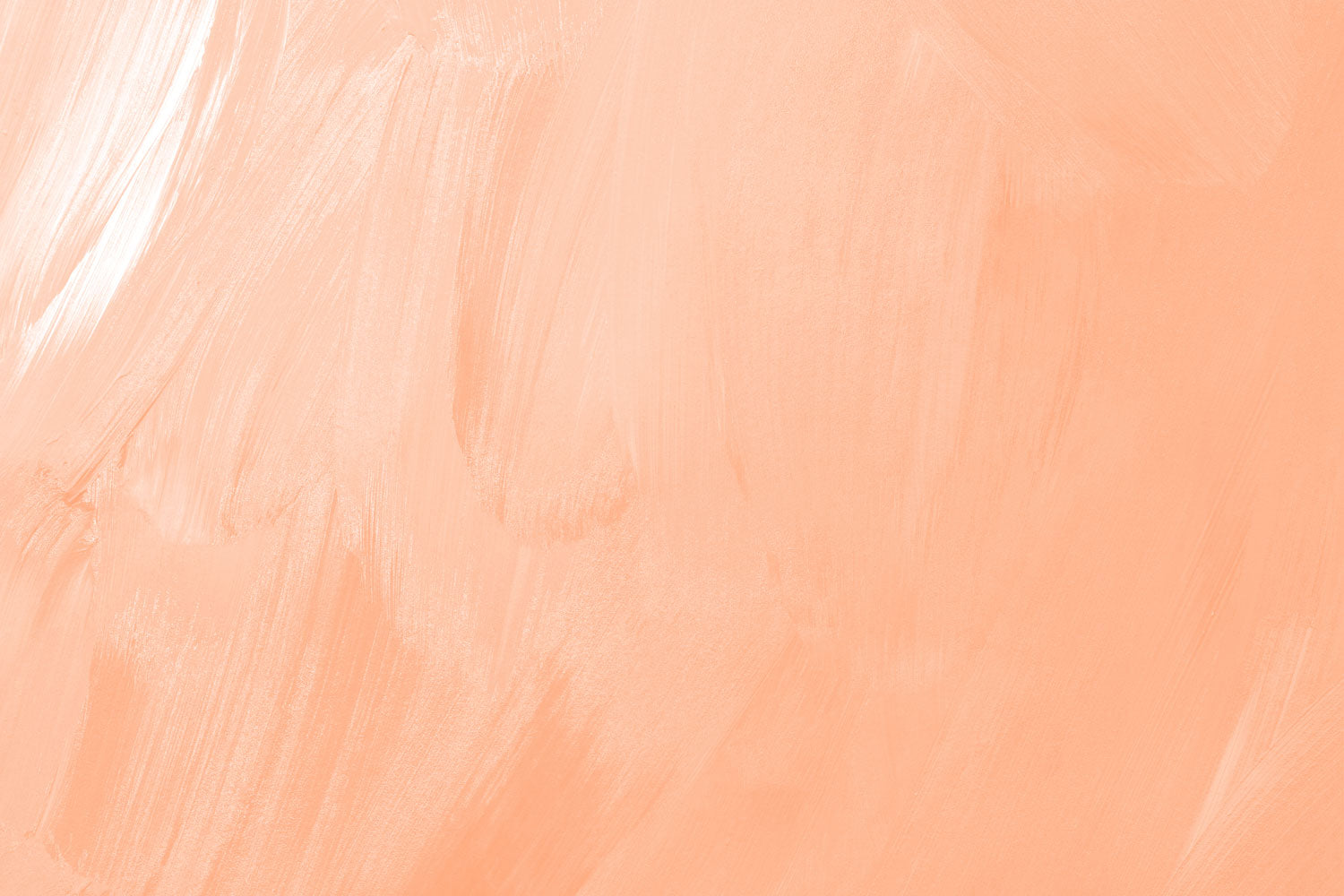 Orange Coral Paint Strokes Wall Mural