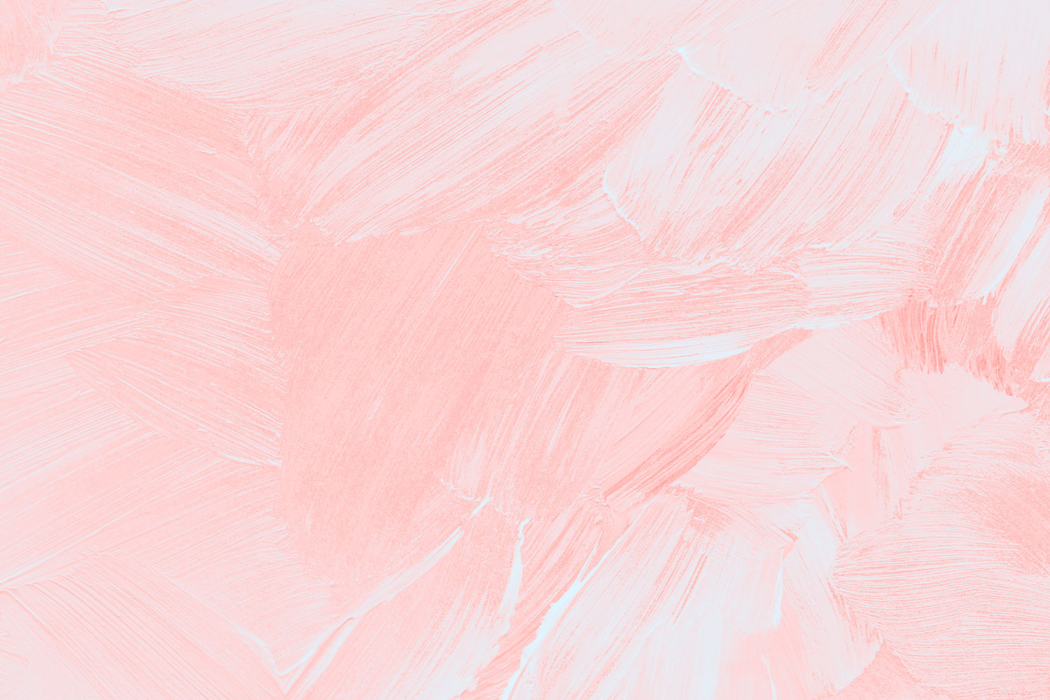 Peach Rose Paint Strokes Wall Mural