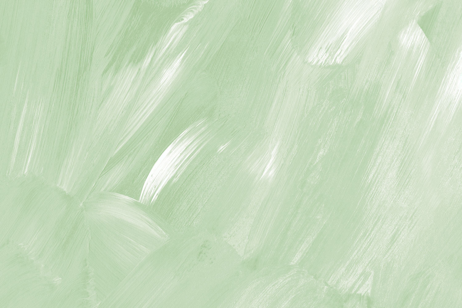 Green Moss Paint Strokes Wall Mural