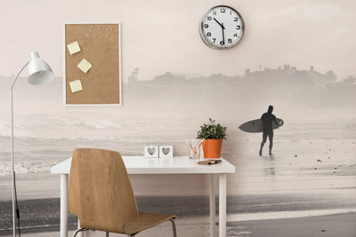 Early Morning Surf Wall Mural-Wall Mural-Eazywallz