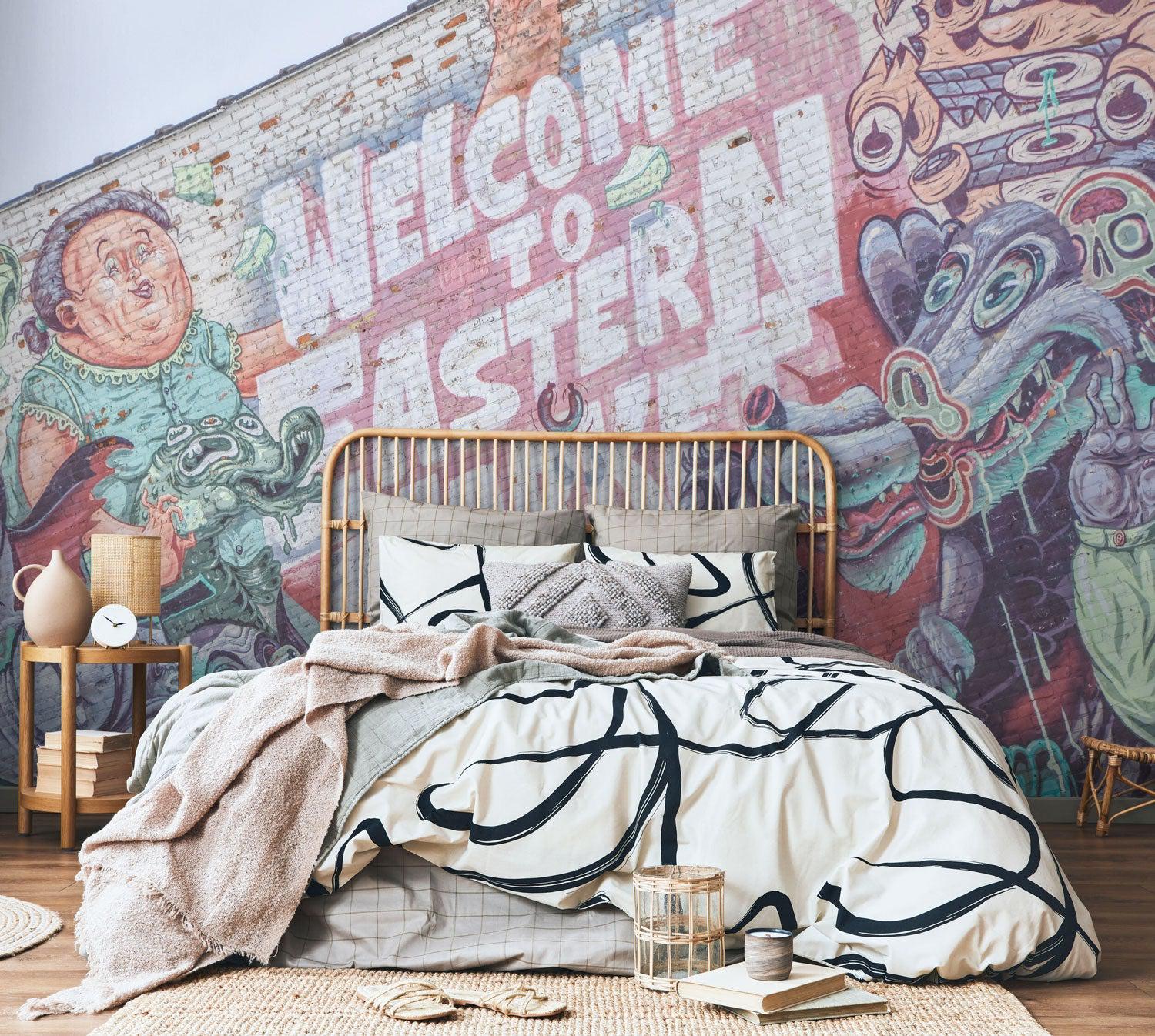 Eastern Market Graffiti Wall Mural-Wall Mural-Eazywallz