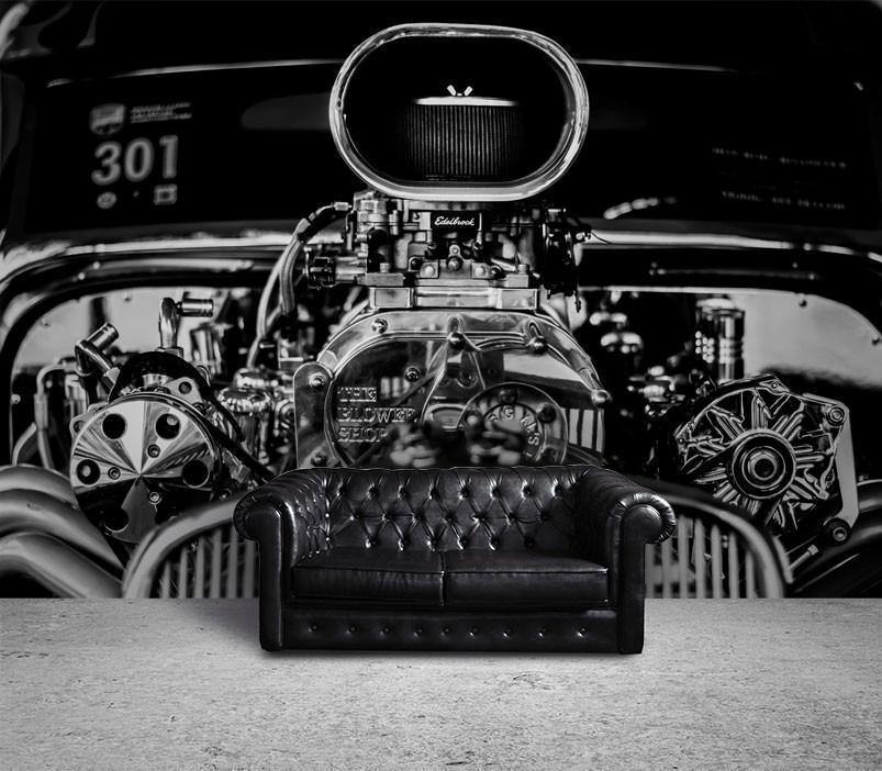 Engine Detail Wall Mural-Wall Mural-Eazywallz