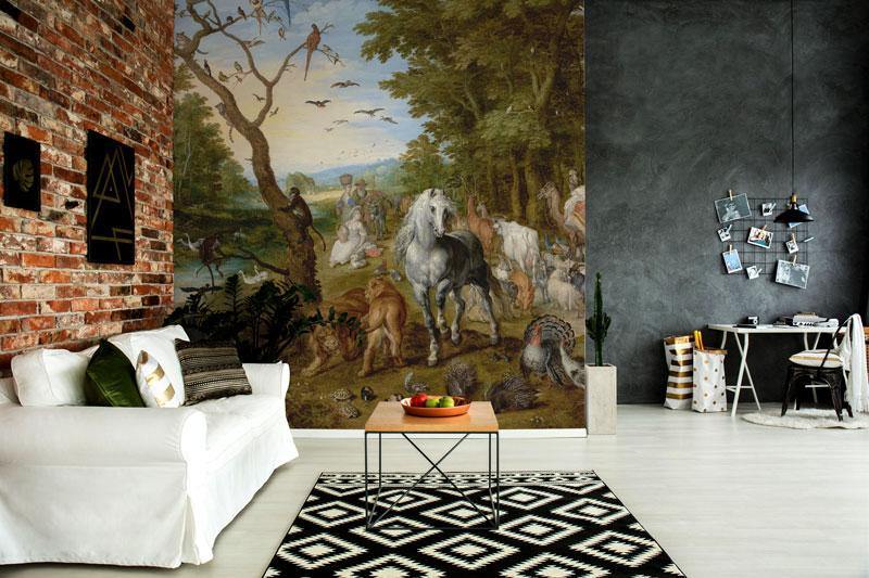 Entry of Animals into Noah's Arc-Wall Mural-Eazywallz