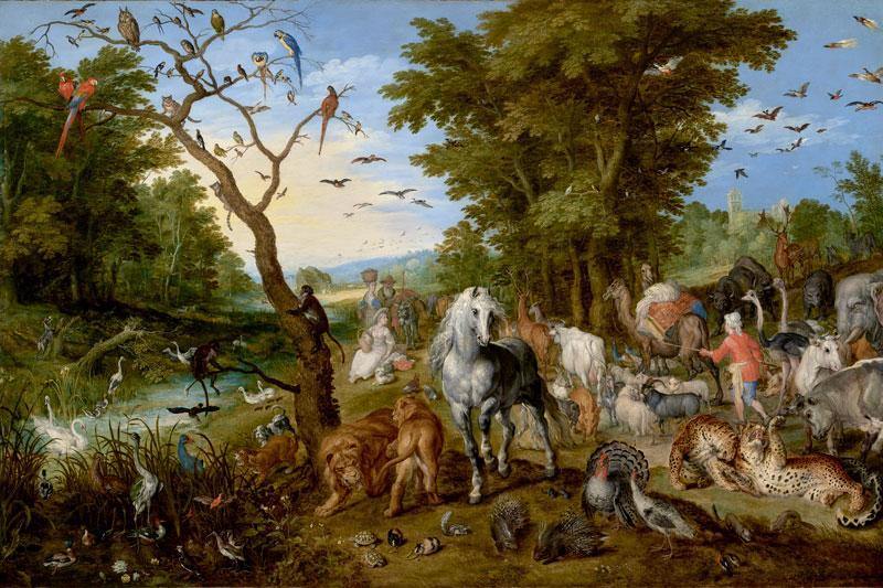 Entry of Animals into Noah's Arc-Wall Mural-Eazywallz