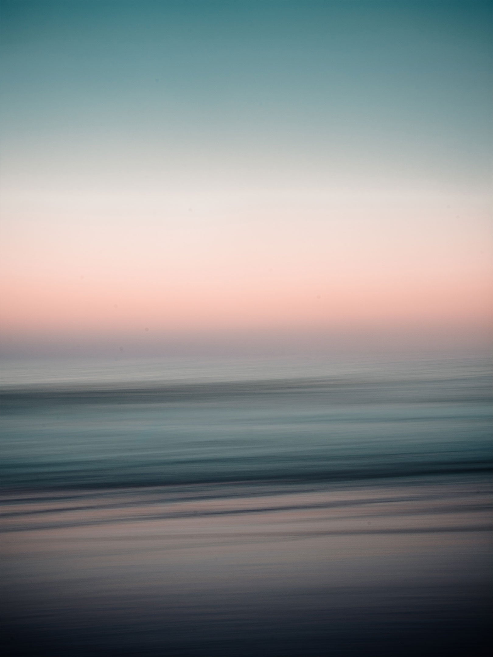 Faded Beach Sunset Wall Mural