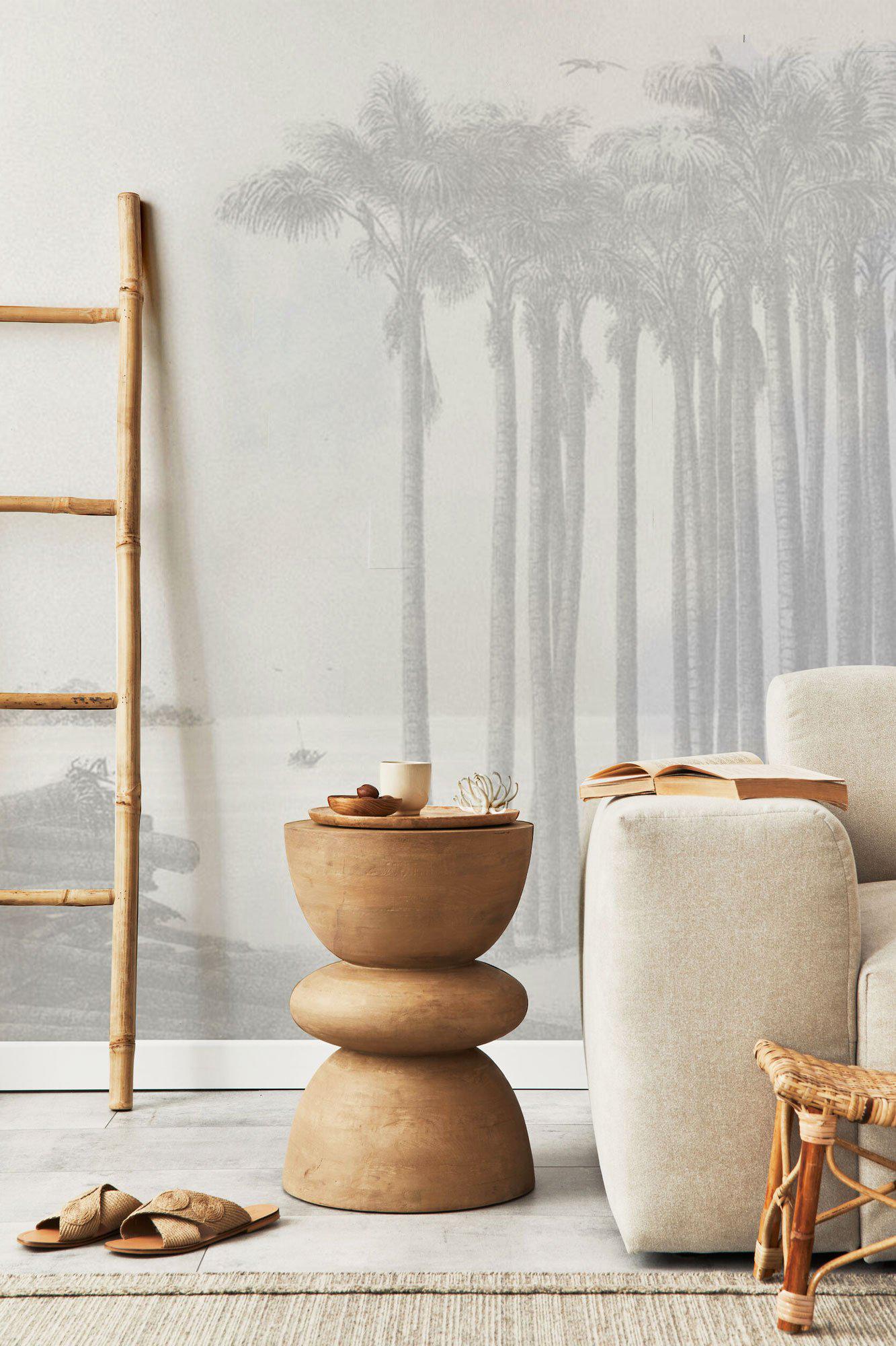 Faded Vintage Palm Tree Wall Mural-Wall Mural-Eazywallz