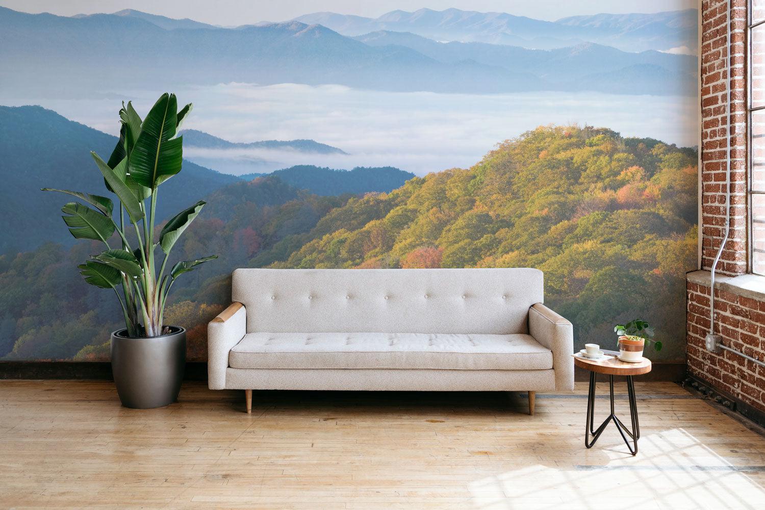 Fall colors in the Mountains Wall Mural-Wall Mural-Eazywallz
