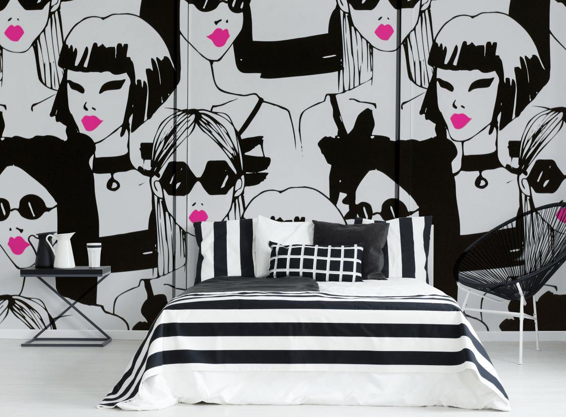 Fashion Street Art Wall Mural-Wall Mural-Eazywallz