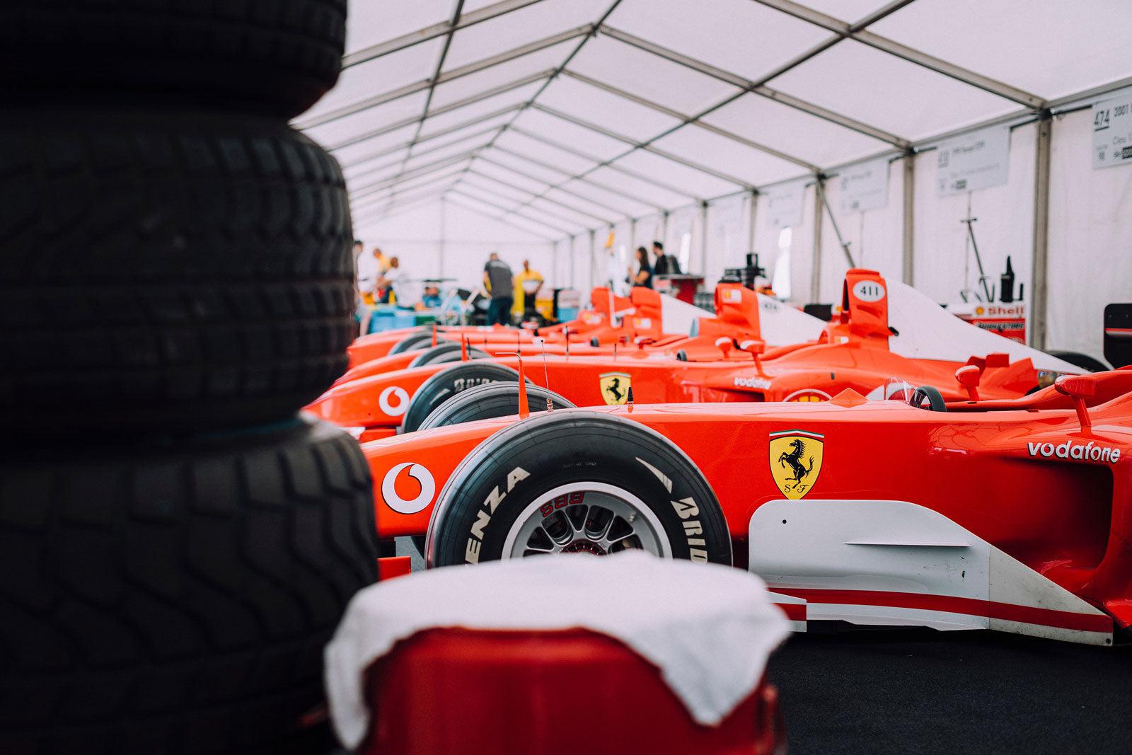 Ferrari Shop Wall Mural | Sports Car Mural Wallpapers | Eazywallz