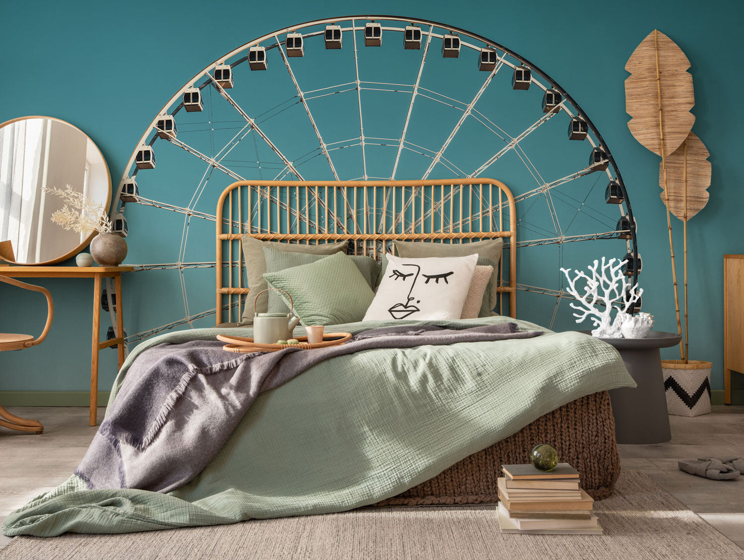 Ferris Wheel Wall Mural