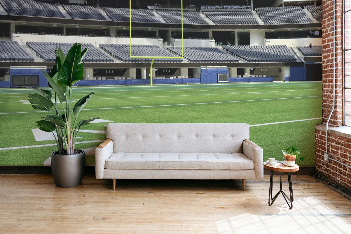 Football Goal Line Wall Mural-Wall Mural-Eazywallz