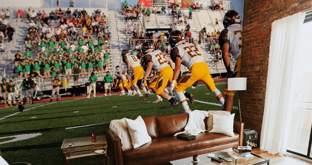 Football Kickoff Wall Mural-Wall Mural-Eazywallz