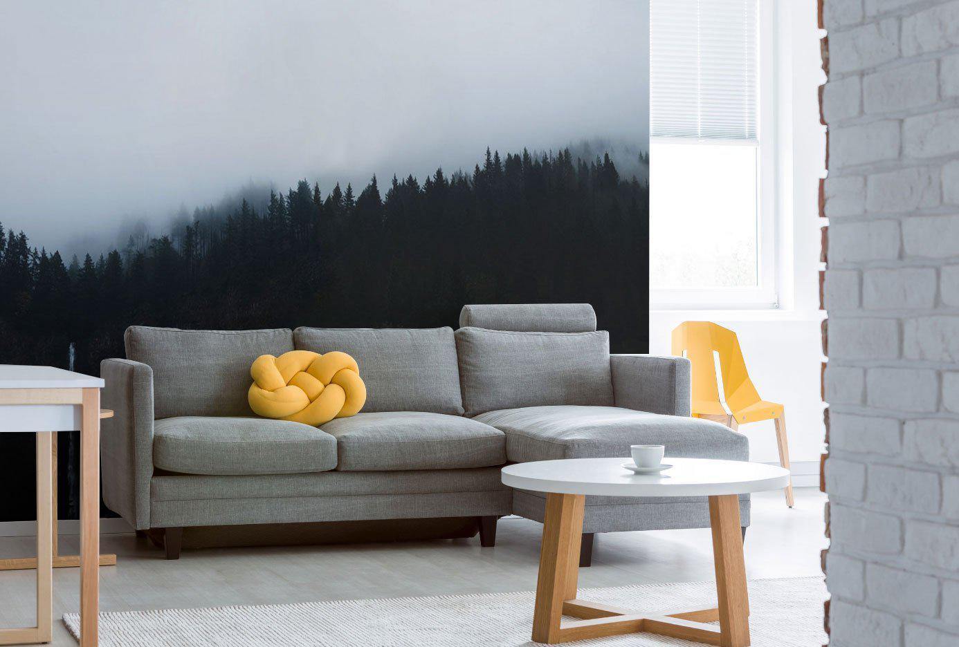 Forest Tree Line 2 Wall Mural-Wall Mural-Eazywallz