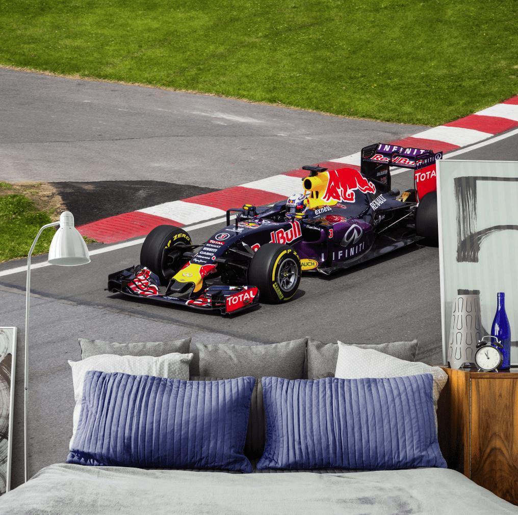 Formula 1 Race Car Wall Mural-Wall Mural-Eazywallz
