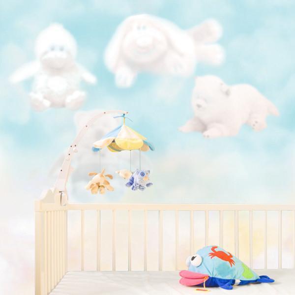 Funny Toy Clouds Wall Mural-Wall Mural-Eazywallz