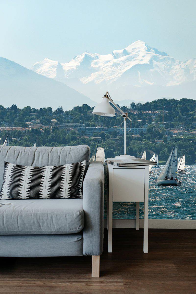 Geneva Boat Racing Wall Mural-Wall Mural-Eazywallz