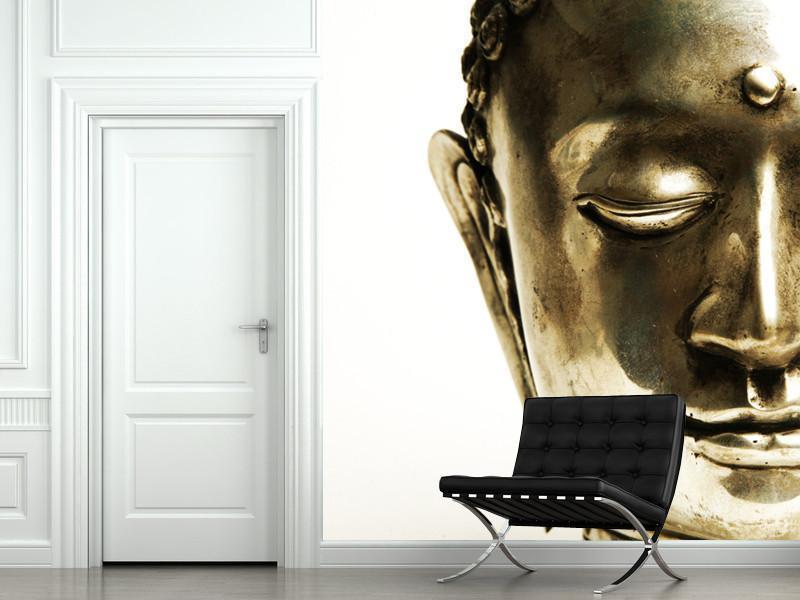 Golden Buddha Wall Mural-Wall Mural-Eazywallz