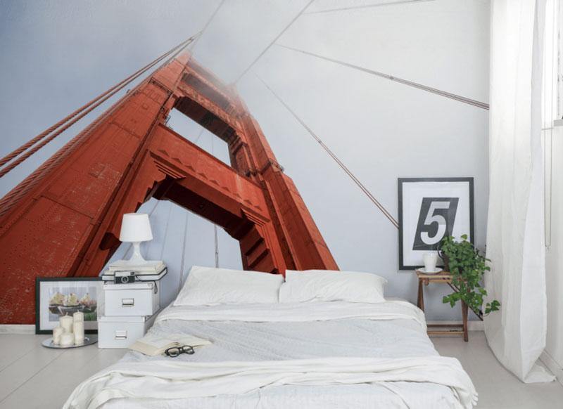 Golden Gate Bridge Detailed Wall Mural-Wall Mural-Eazywallz