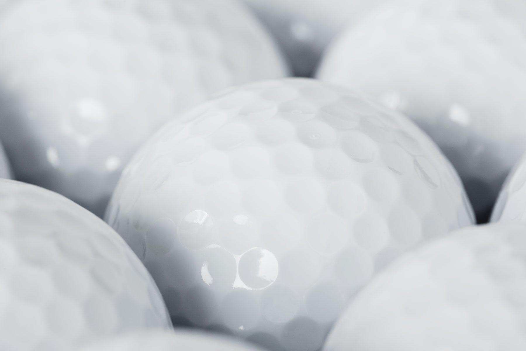 Golf Ball Closeup Wall Mural-Wall Mural-Eazywallz