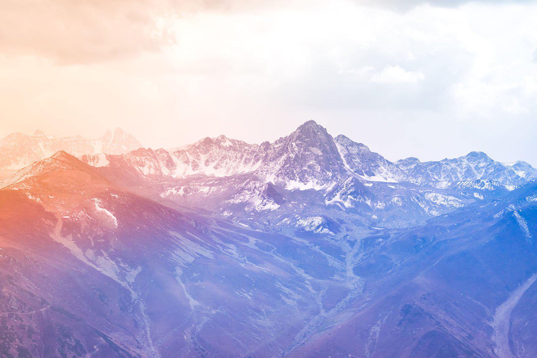 Gradient Rocky Mountains Wall Mural-Wall Mural-Eazywallz