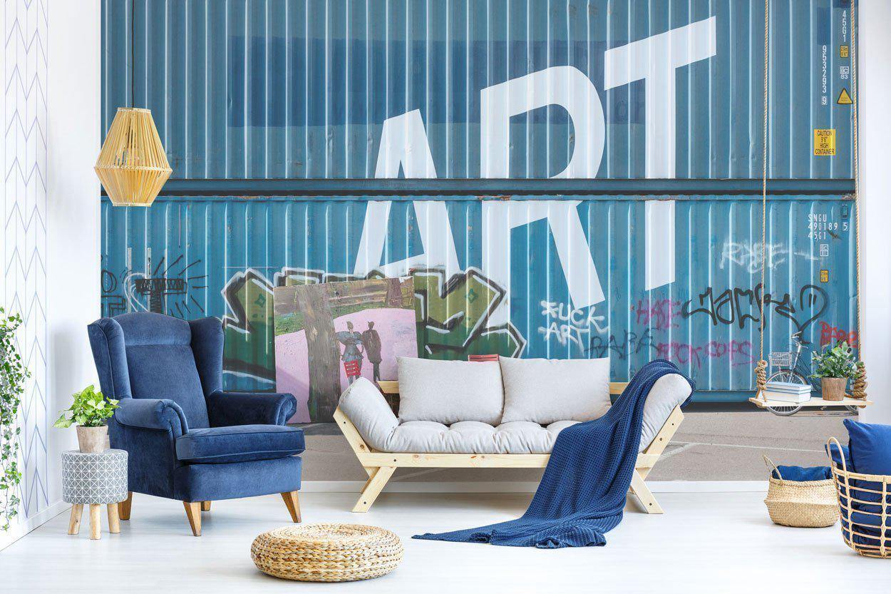 Graffiti Art Scene Wall Mural-Wall Mural-Eazywallz