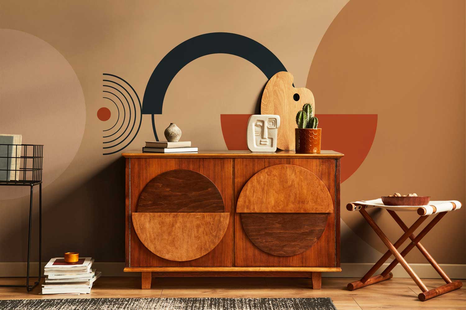 Grand Abstract Shapes Wall Mural-Wall Mural-Eazywallz