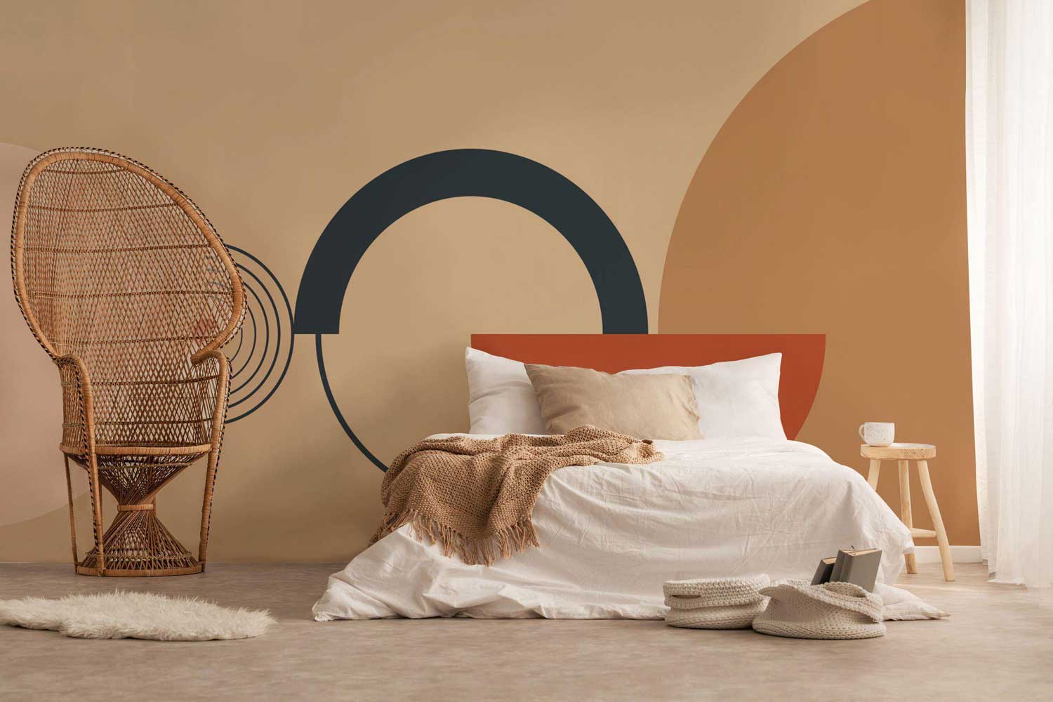 Grand Abstract Shapes Wall Mural-Wall Mural-Eazywallz