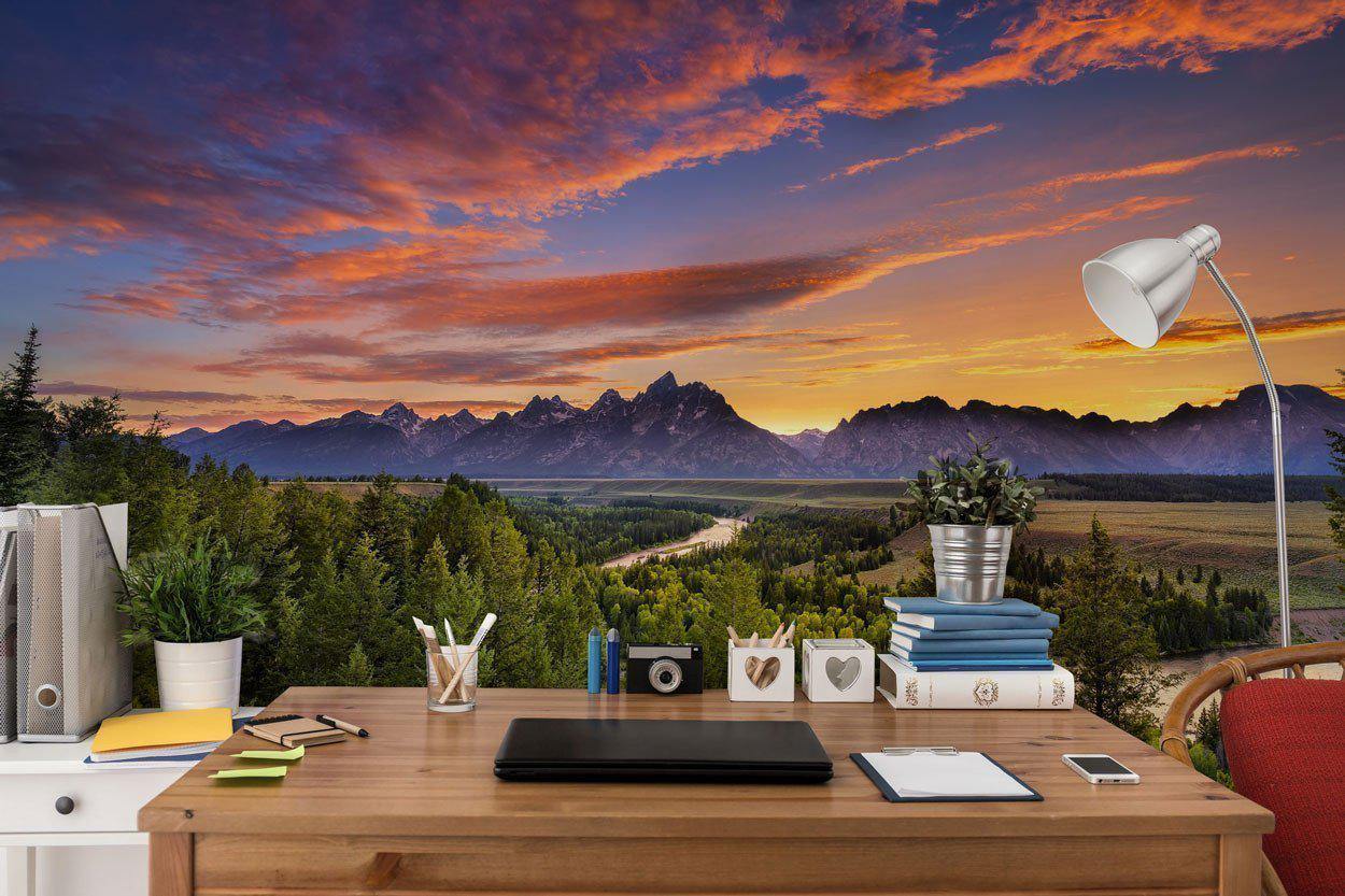 Grand Teton Wall Mural-Wall Mural-Eazywallz