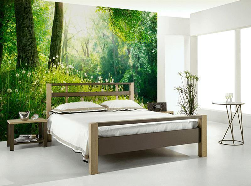 Green Spring Forest Wall Mural-Wall Mural-Eazywallz
