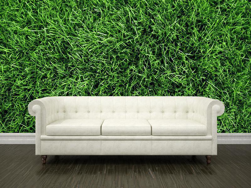 Green grass field Wall Mural-Wall Mural-Eazywallz