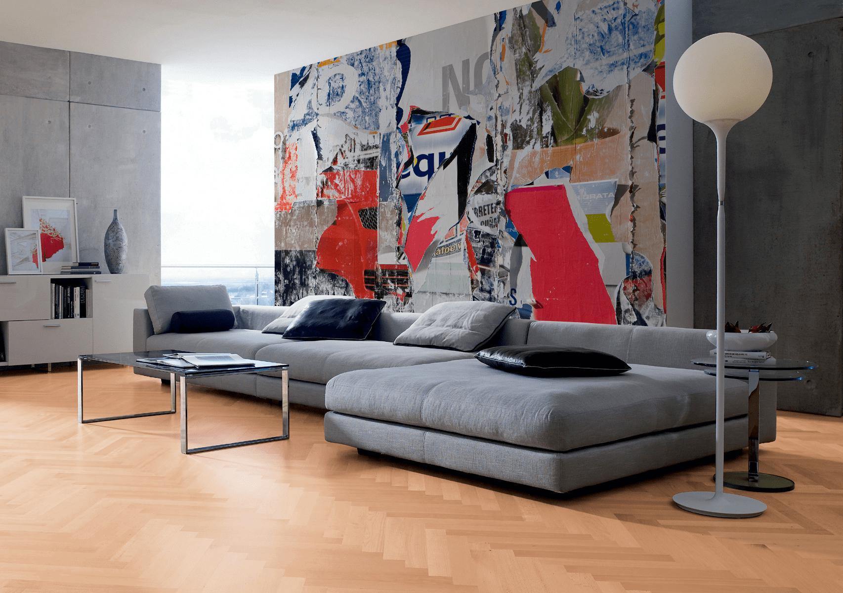 Grunge Poster Wall Mural-Wall Mural-Eazywallz