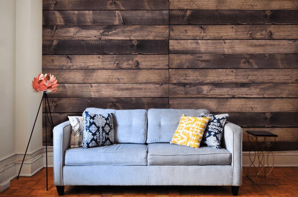 Grunge Wood Planks Wall Mural-Wall Mural-Eazywallz