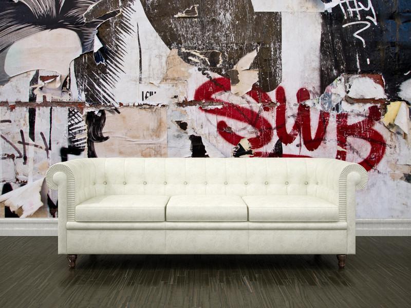 Grunge wall Wall Mural-Wall Mural-Eazywallz