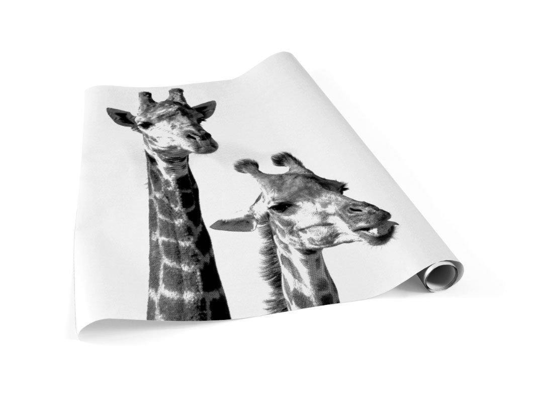 Halftone Giraffes Wallpaper Mural-Wall Mural-Eazywallz
