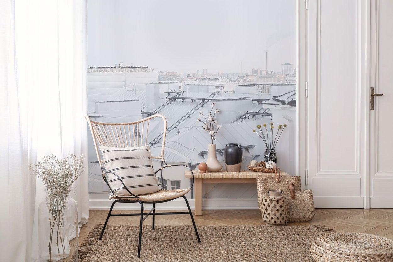 Helsinki Rooftops Wall Mural-Wall Mural-Eazywallz