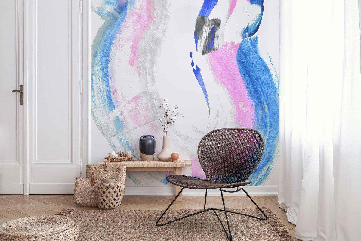 Ice Cream Paint Brush Wall Mural-Wall Mural-Eazywallz