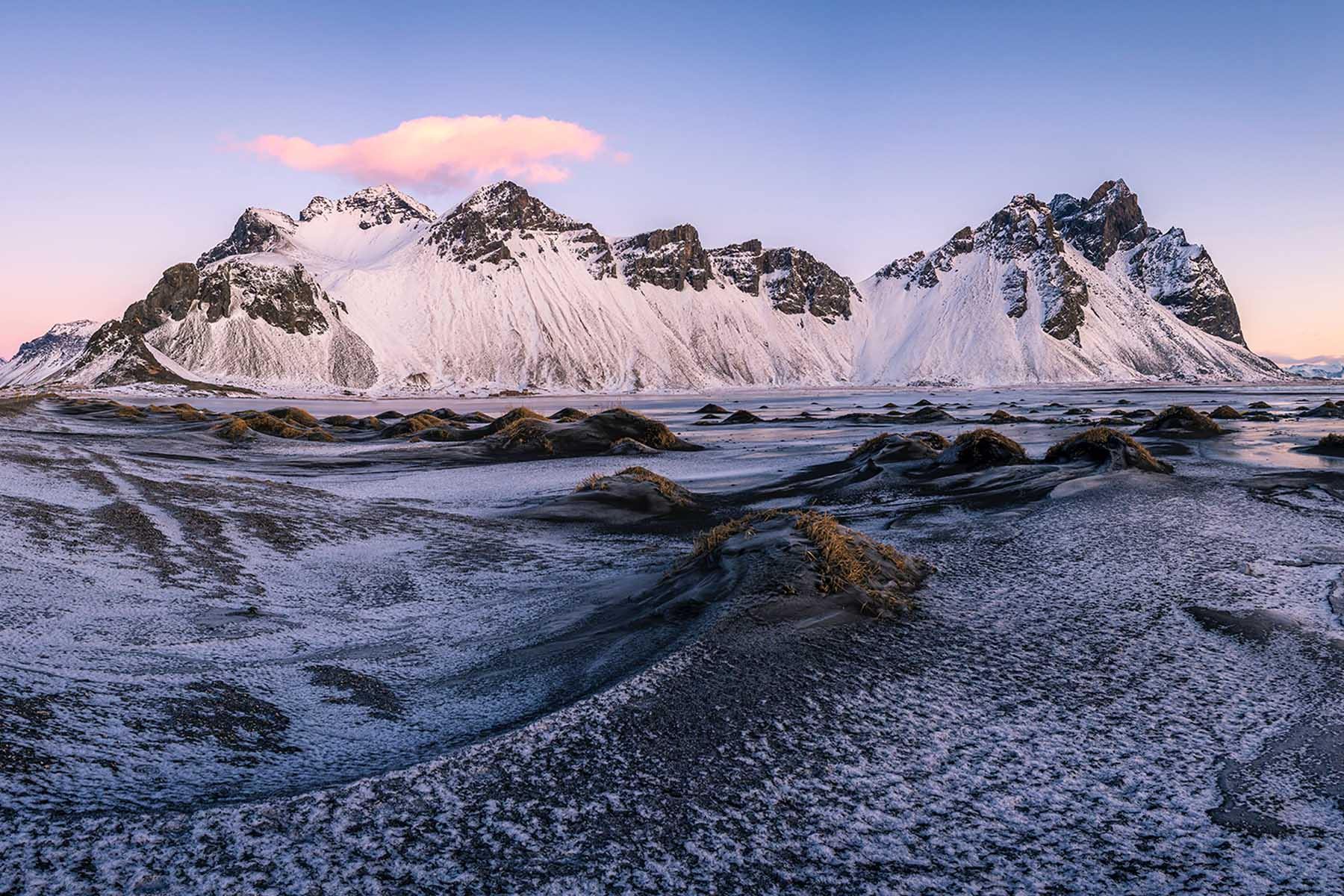 Icelandic Mountain Range Wall Mural-Wall Mural-Eazywallz